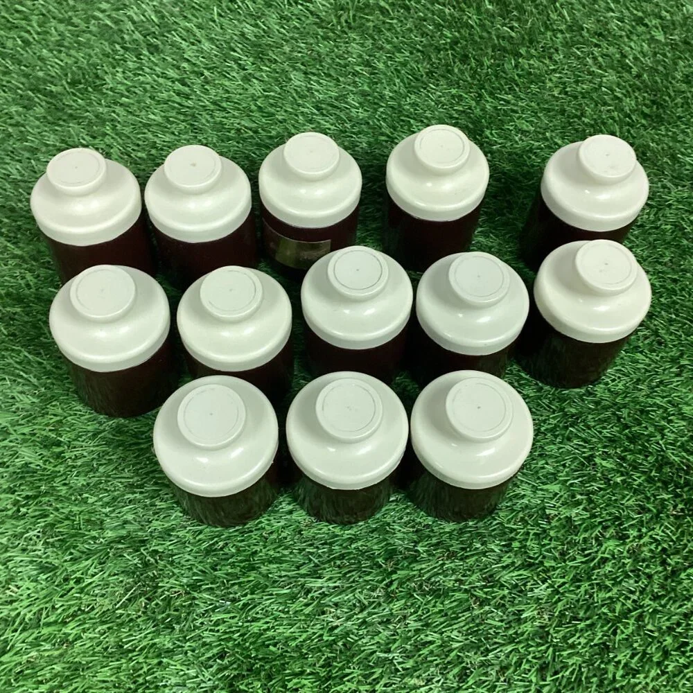 Vintage Spice Bottles Glass Crock Look 13